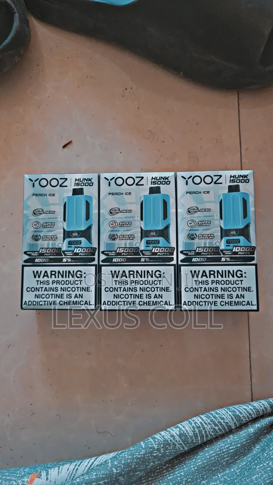 Yooz Vape 15,000 Puff Peach Ice