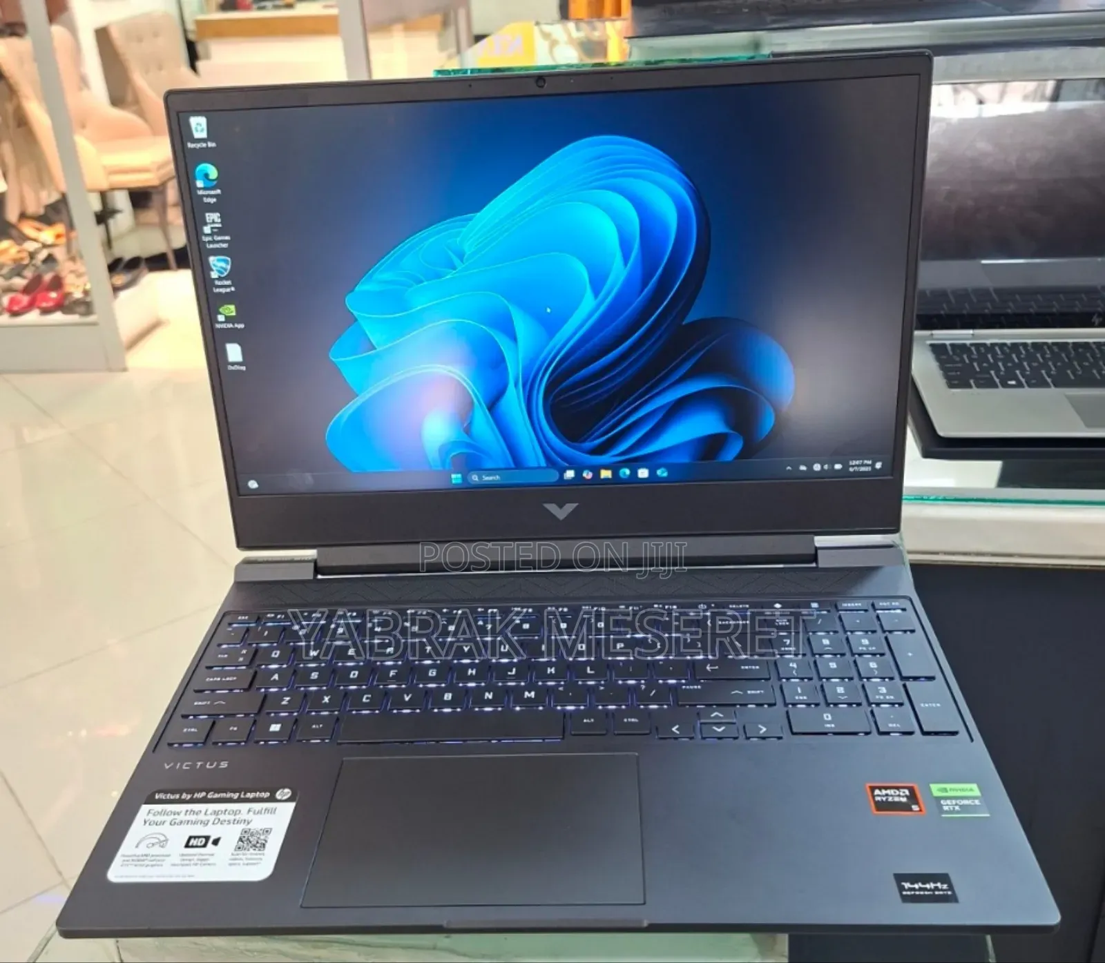 New Laptop HP Victus 15 16GB AMD Ryzen 5 SSD 512GB