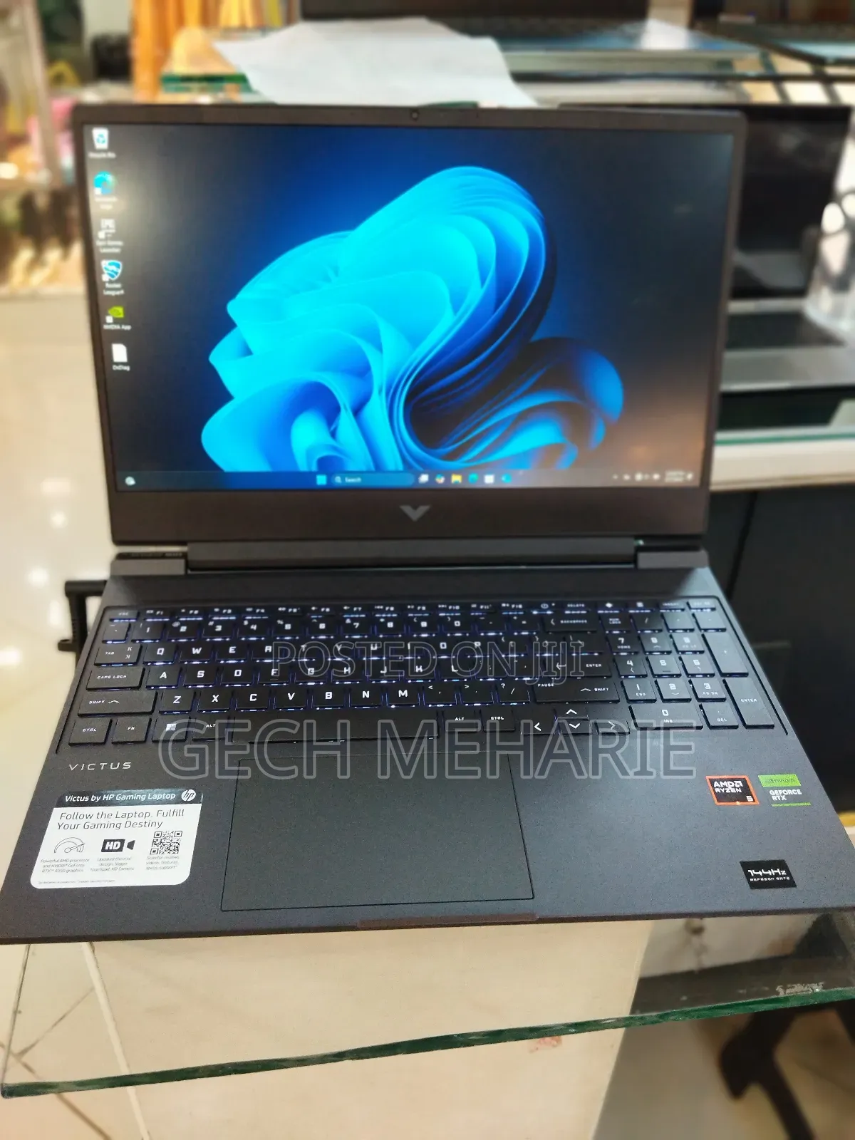 New Laptop HP Victus 15 8GB AMD Ryzen 5 SSD 512GB