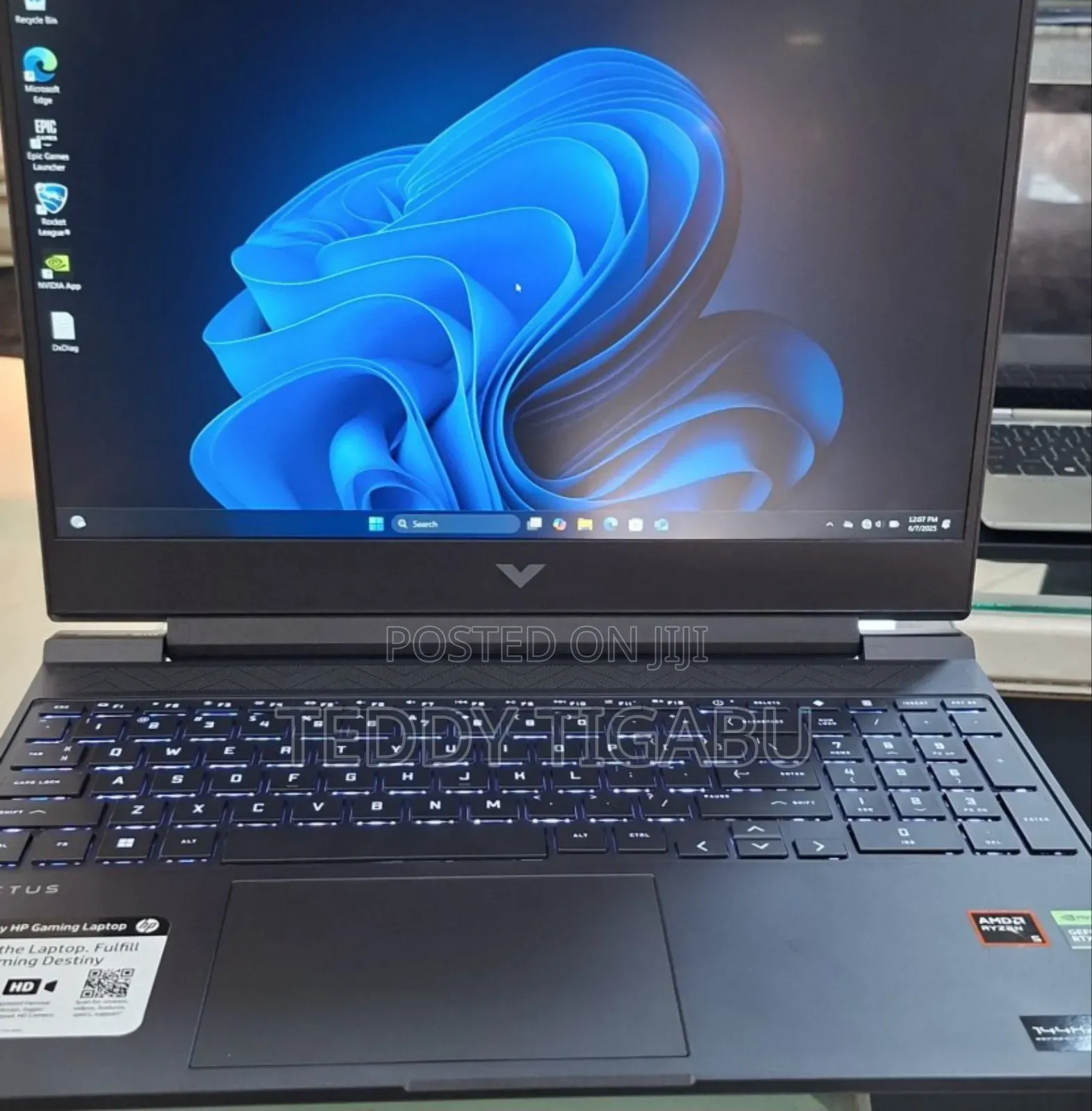 New Laptop HP Victus 15 8GB AMD Ryzen 5 SSD 512GB