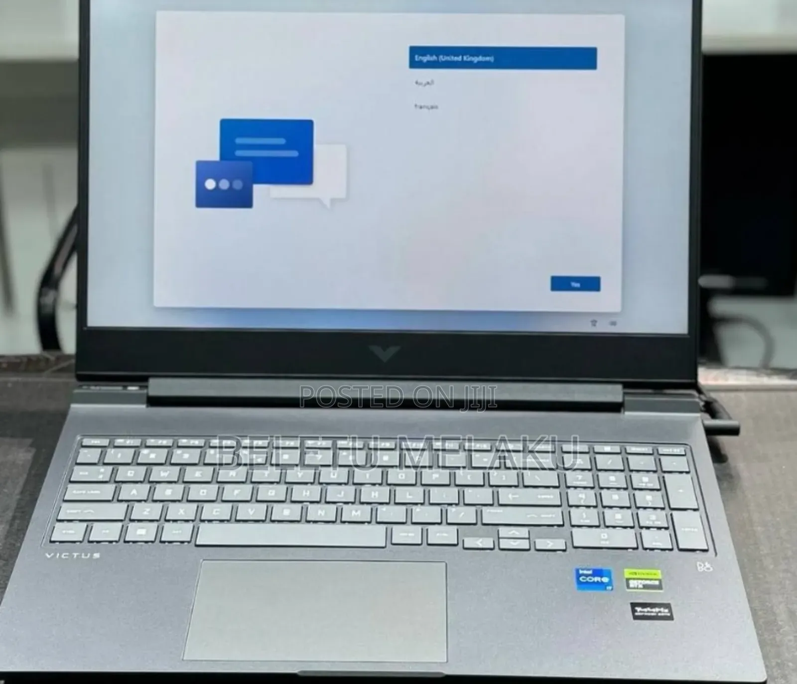 New Laptop HP Victus 15 16GB Nvidia SSD 1T