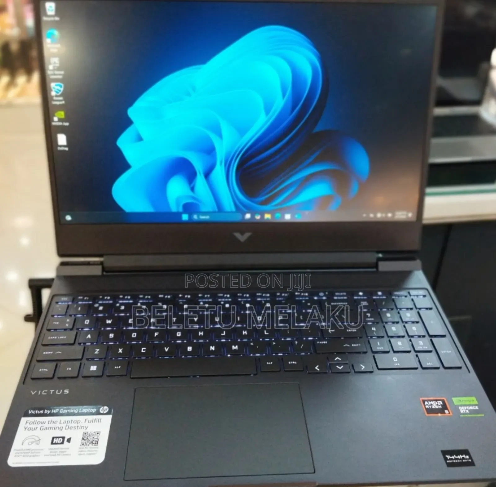 New Laptop HP Victus 15 8GB AMD Ryzen 5 SSD 512GB