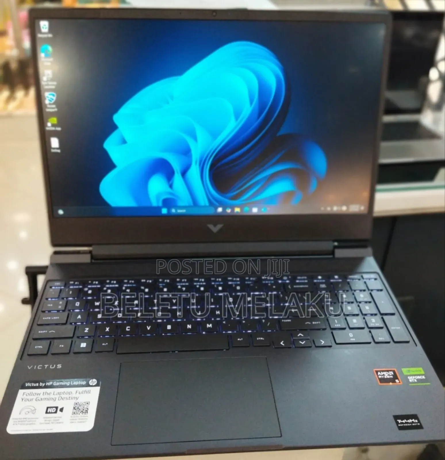 New Laptop HP Victus 15 8GB AMD Ryzen 5 SSD 512GB