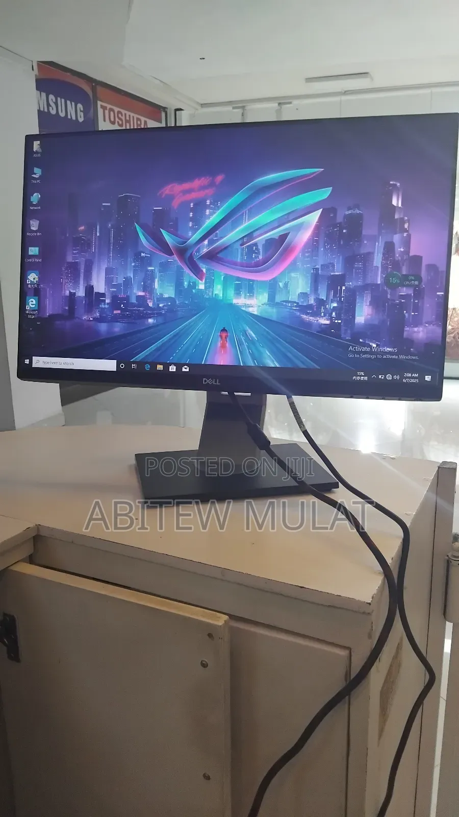 New Dell 24 Inch Dell 24" Inch Monitor Frameless