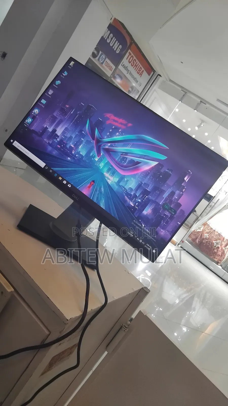 New Dell 24 Inch Dell 24" Inch Monitor Frameless