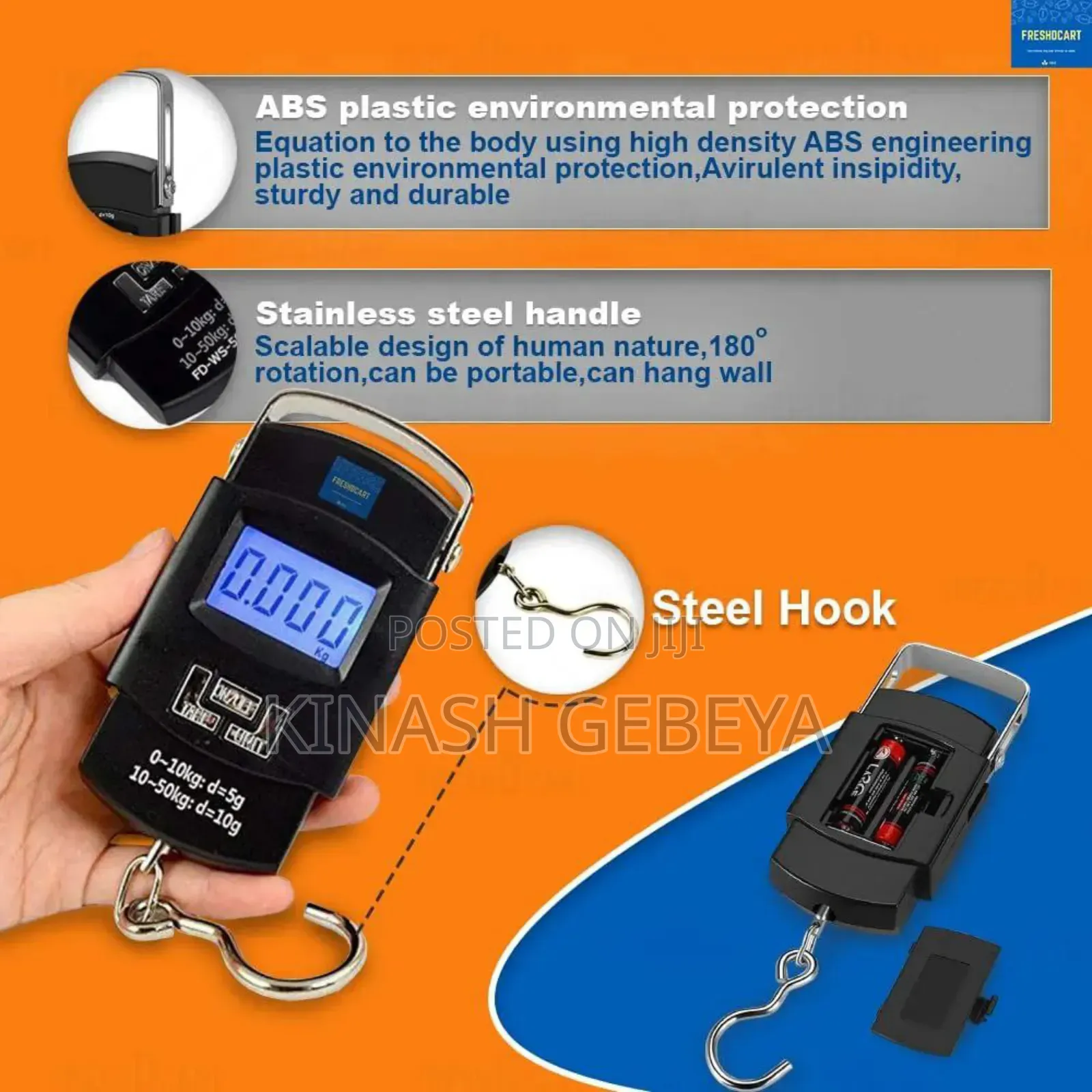 Portable Digital Electronic Scale(50kilo)