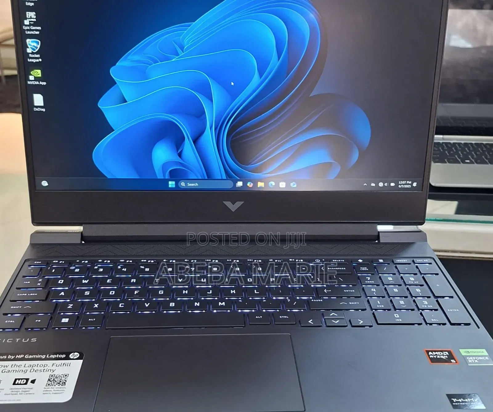 New Laptop HP Victus 15 8GB AMD Ryzen 5 SSD 512GB