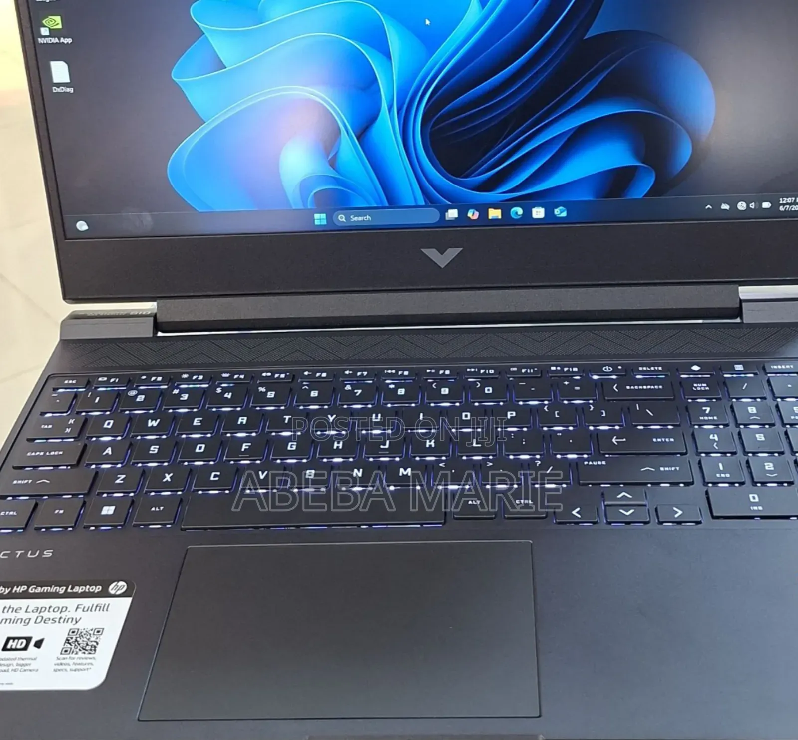 New Laptop HP Victus 15 8GB AMD Ryzen 5 SSD 512GB