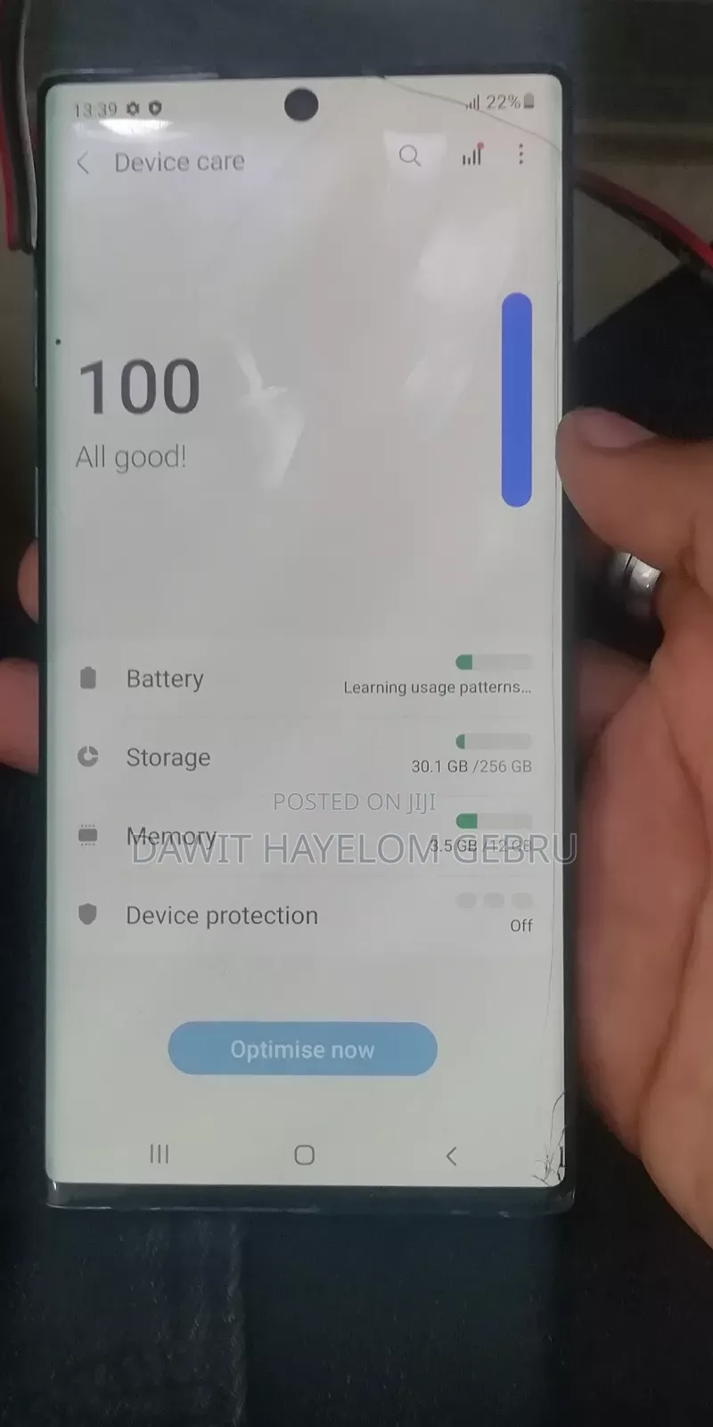 Samsung Galaxy Note 10 5G 256 GB Blue