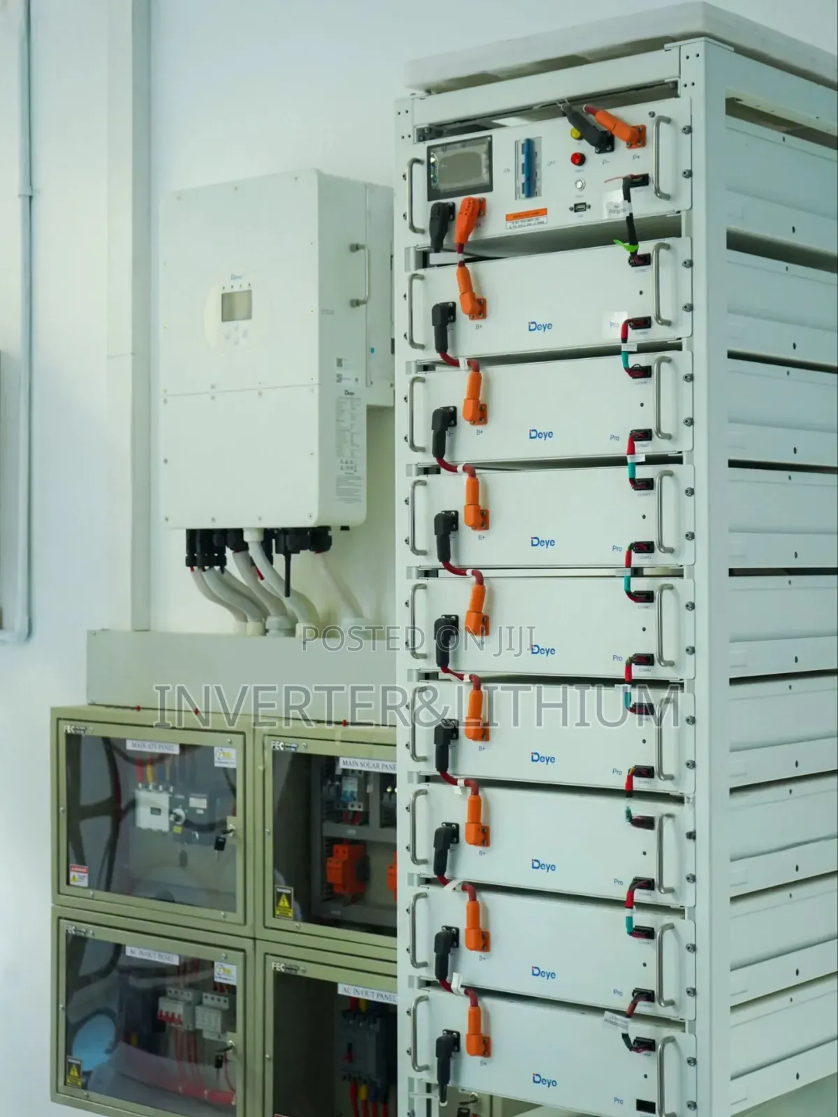 Deye Hybrid Inverter Lithium Ion Battery/Generator(30-200kw)