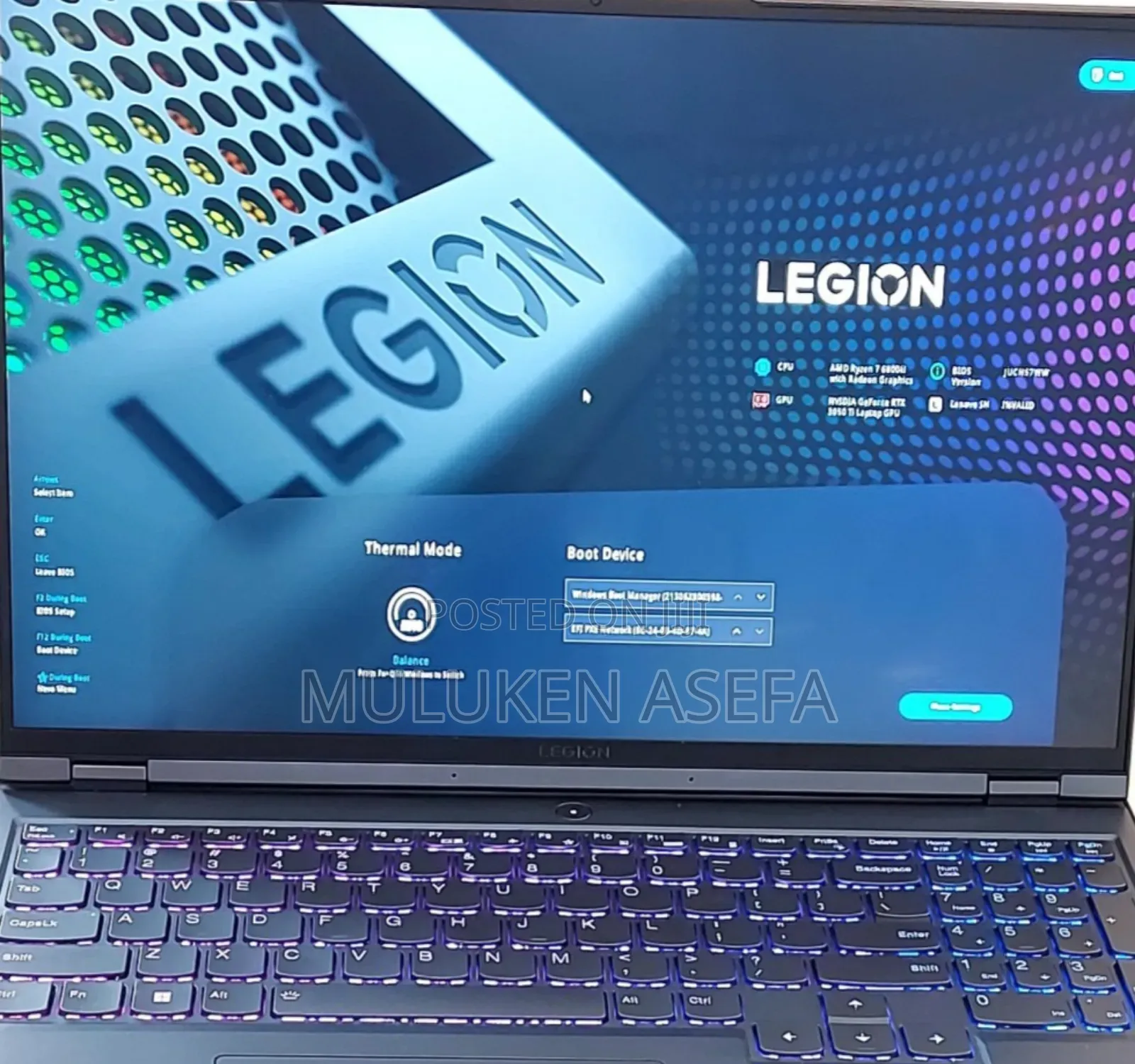 New Laptop Lenovo Legion 5 16GB AMD Ryzen 7 SSD 512GB