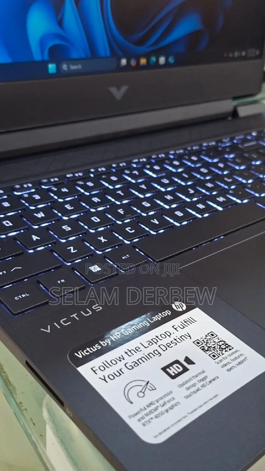 New Laptop HP Victus 15 8GB AMD Ryzen 5 SSD 512GB