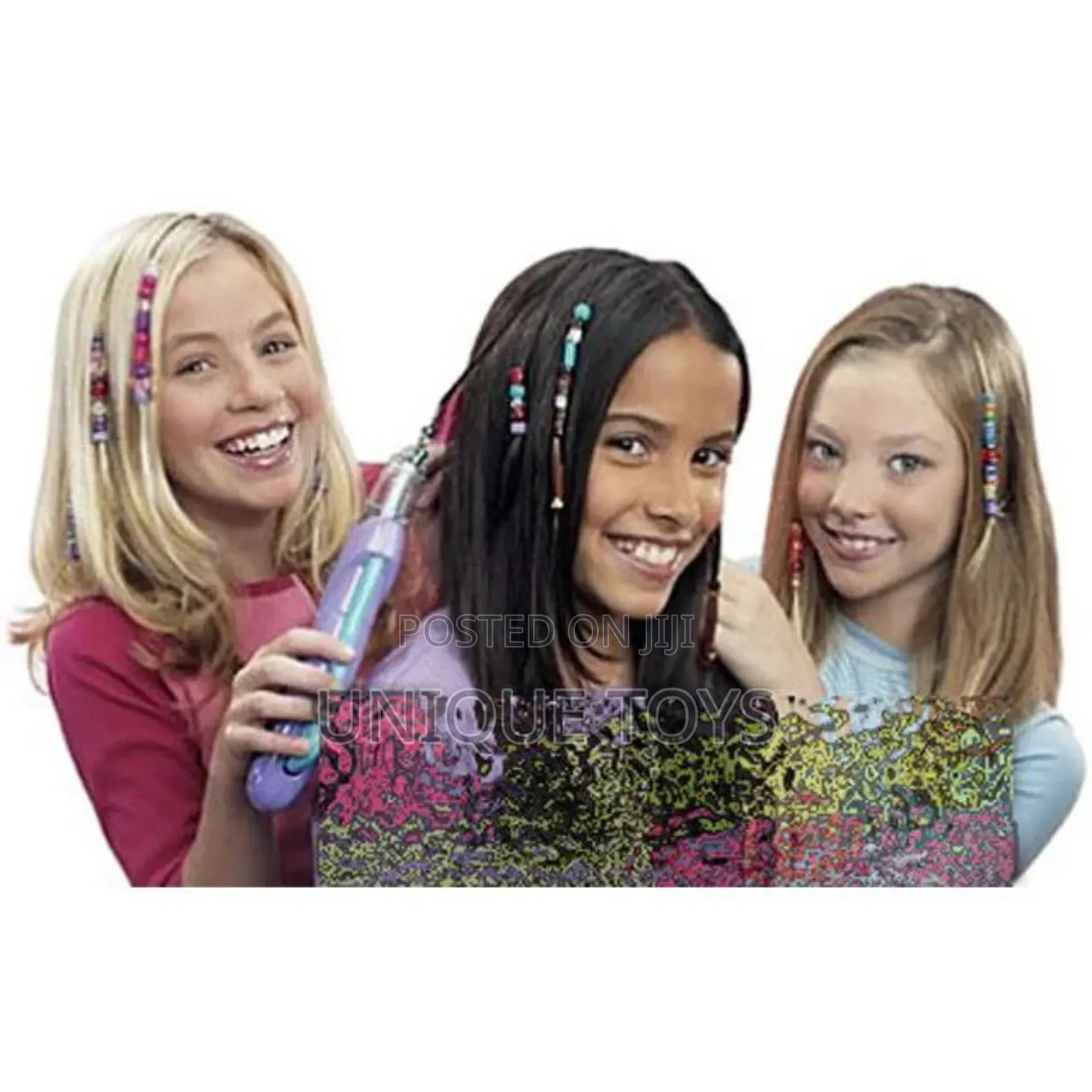 3-in-1 Glamor Hair Chain Bracelet Girl's Own Creation Set