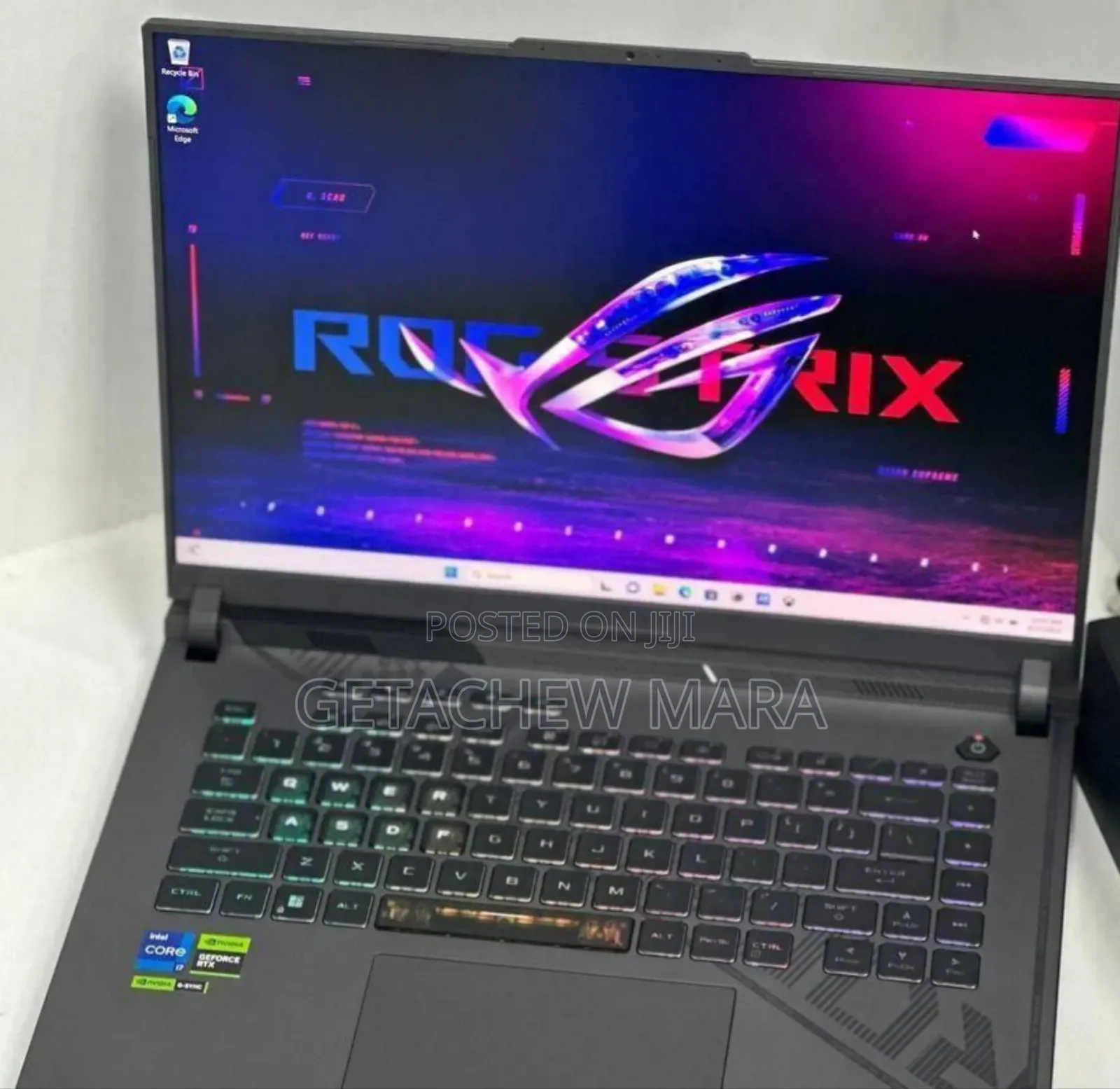 New Laptop Asus ROG Strix G15 8GB Intel Core I7 SSD 1T