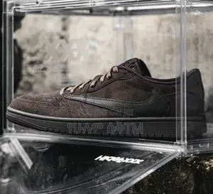 Original Air Jordan 1 Low Og Sp X Travis Velvet Brown Shoes