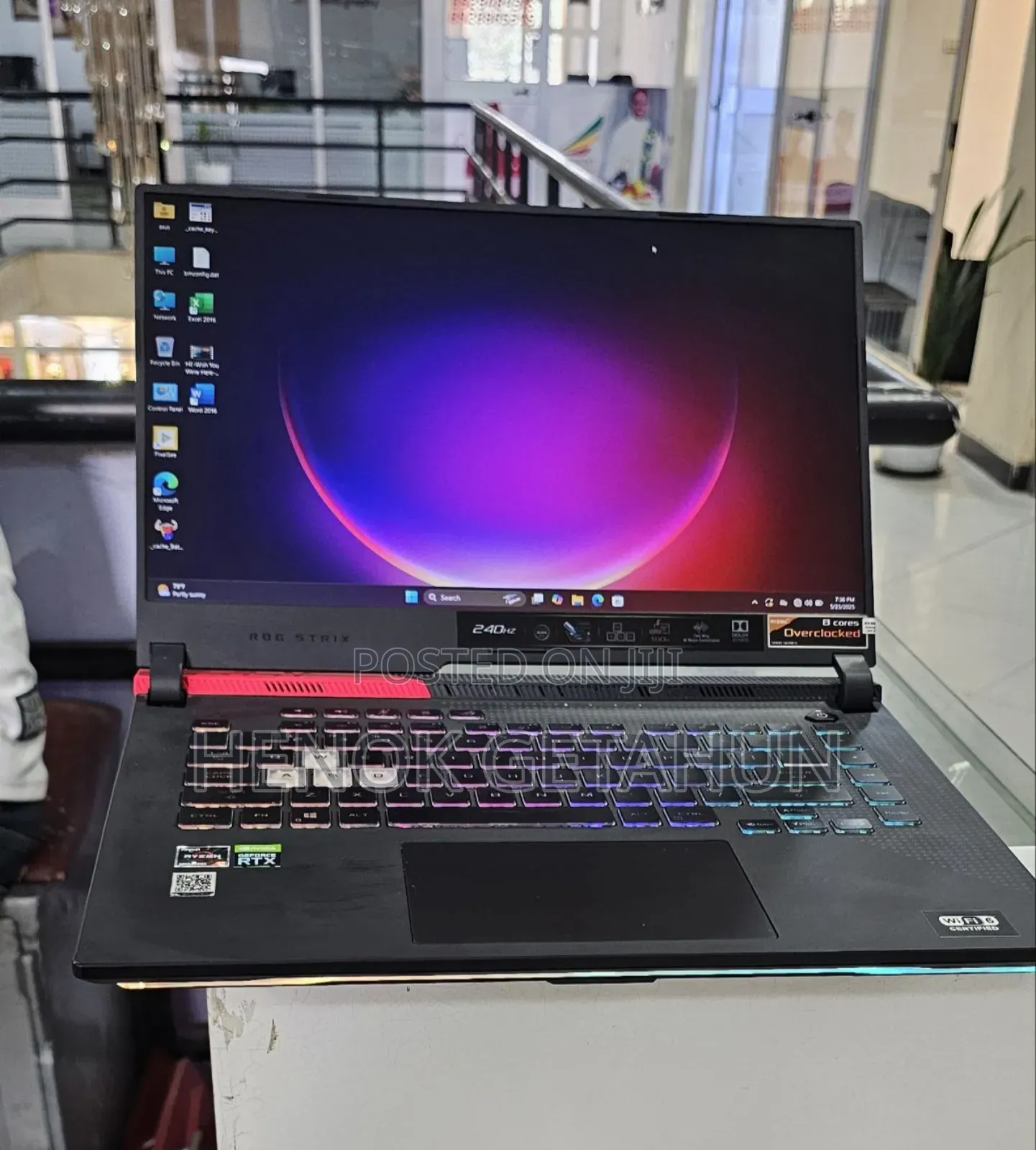 New Laptop Asus ROG Strix G15 16GB Intel Core Ultra 9 SSD 1T