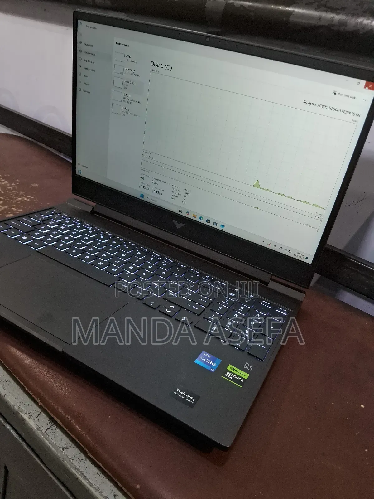 New Laptop HP Victus 16 16GB Intel Core I7 SSD 1T