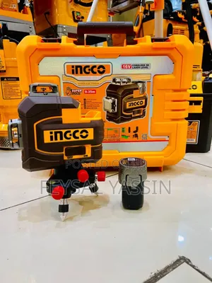 Photo - Ingco Cordless 3d Laser Level 35m (ጨረር ዉሀ ልክ)