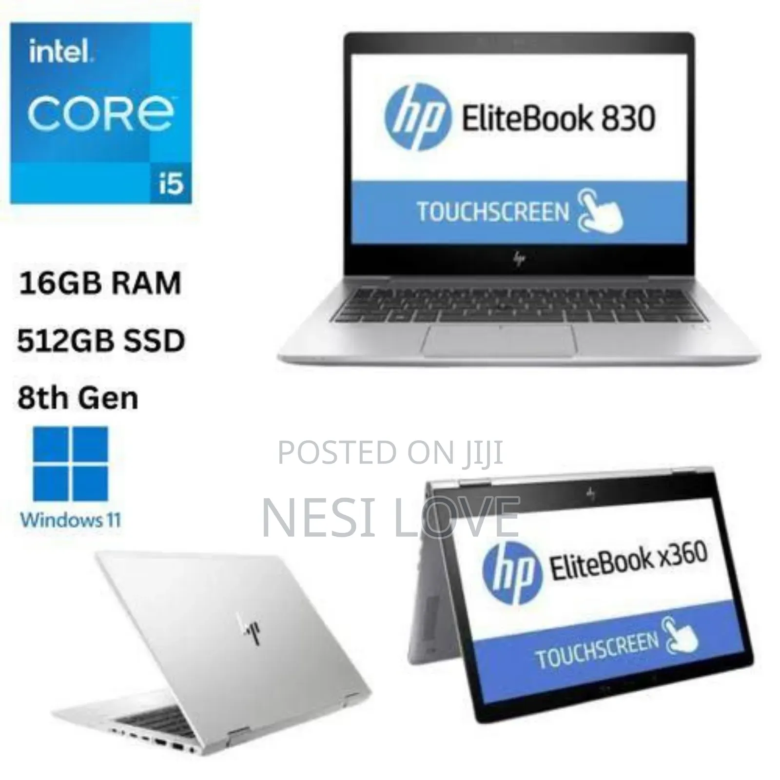 New Laptop HP EliteBook X360 830 G6 16GB Intel Core I5 SSD 512GB