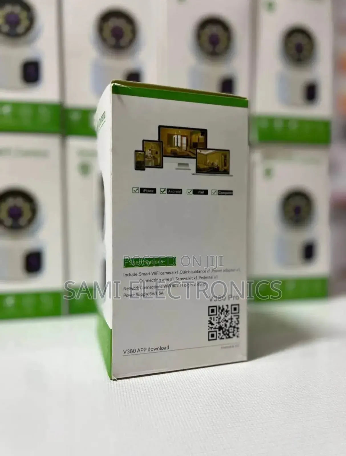 4g Sim Card Camera Smart Wifi Camera With 2 Lens ሲም ካሜራ