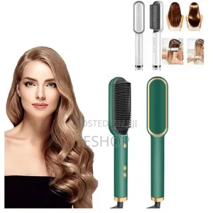 Photo - Ceramic Straight Comb Pro: Damage-Free, Sleek Results