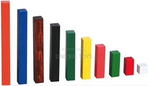 Wooden Maths Blocks (Cuisenaire Rods) 308pc