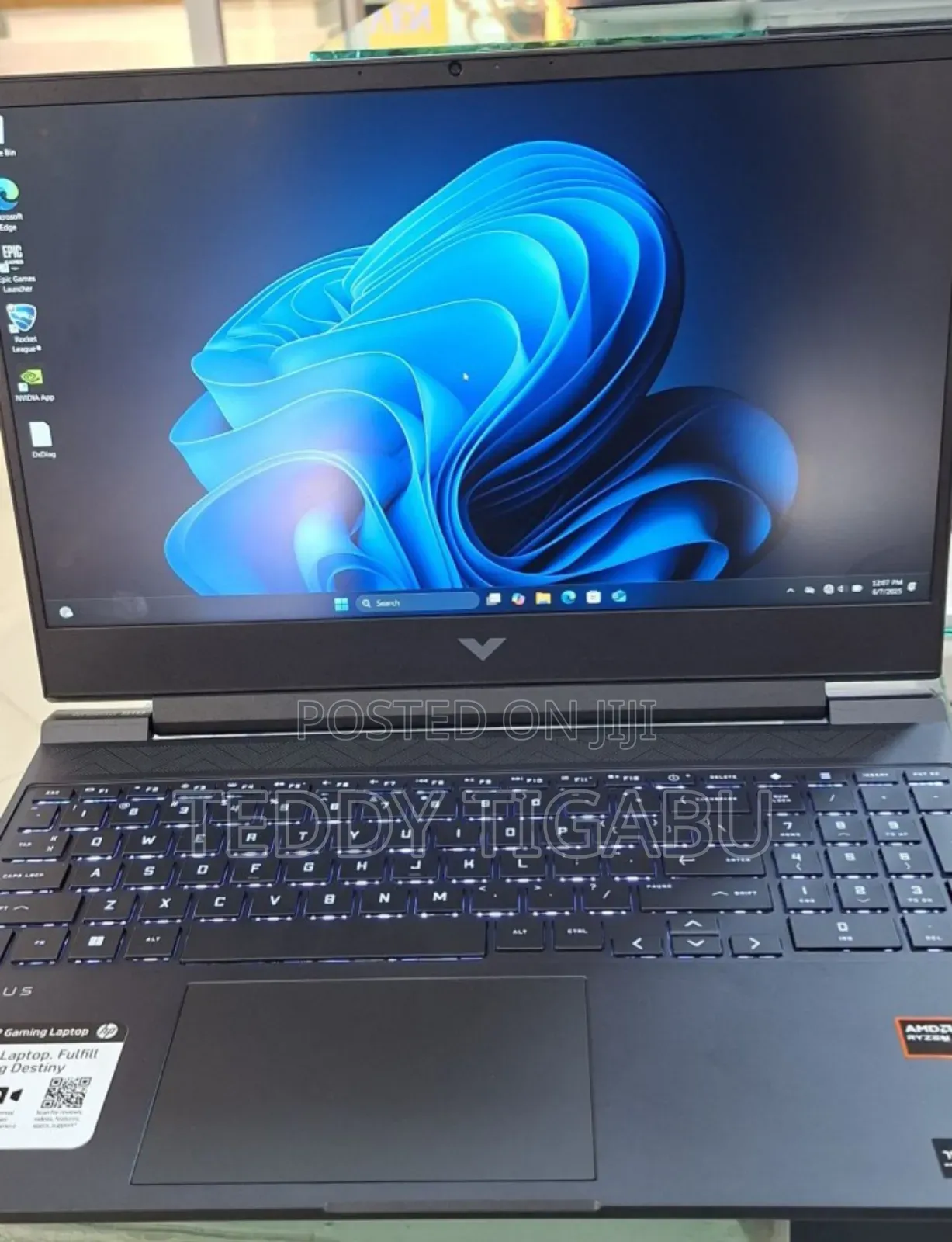 New Laptop HP Victus 15 8GB AMD Ryzen 5 SSD 512GB