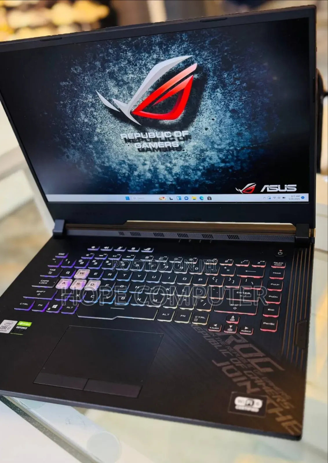 New Laptop Asus ROG Strix G15 16GB Intel Core i7 SSD 512GB