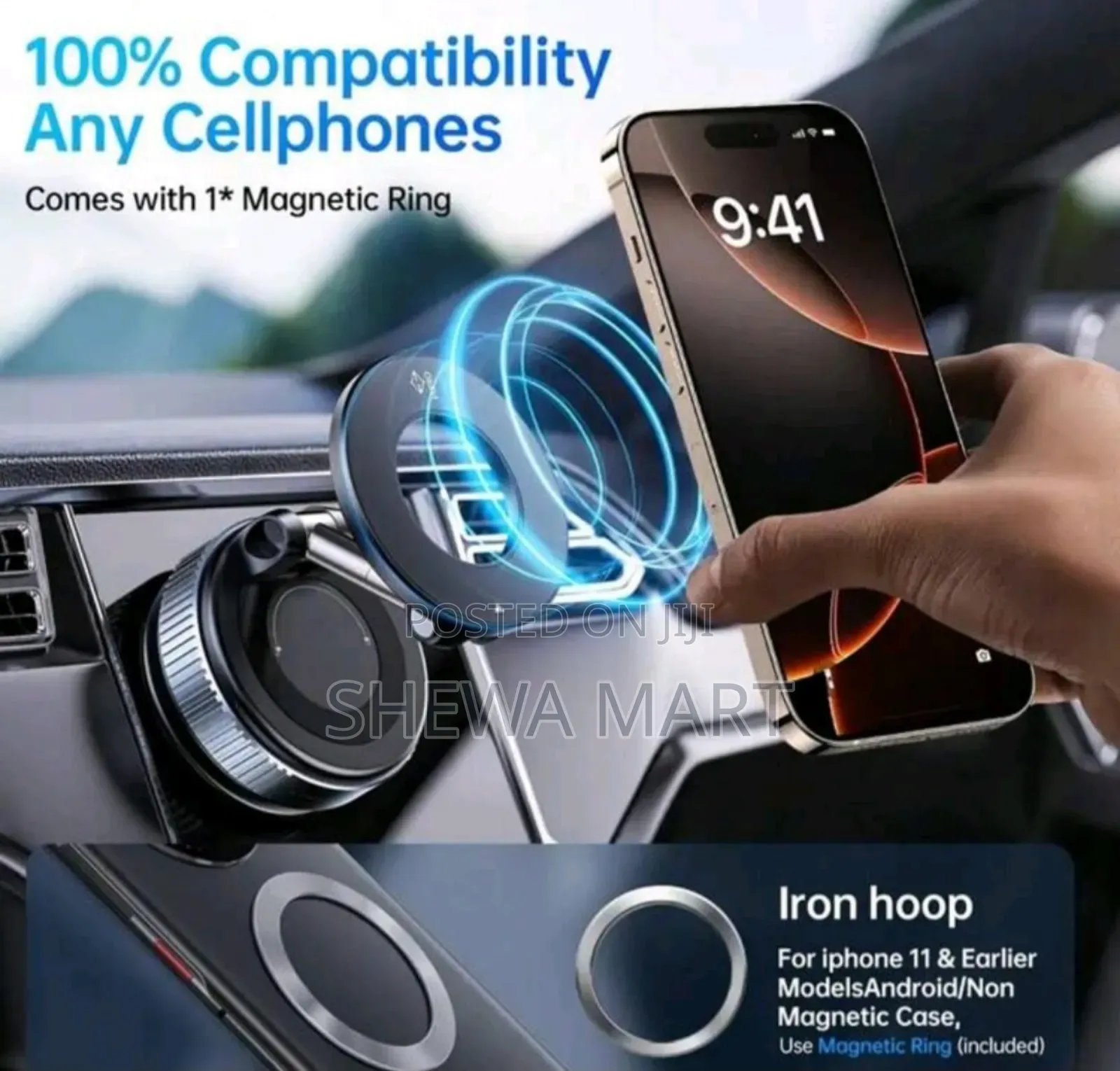 360° Rotating Magnetic Phone Holder