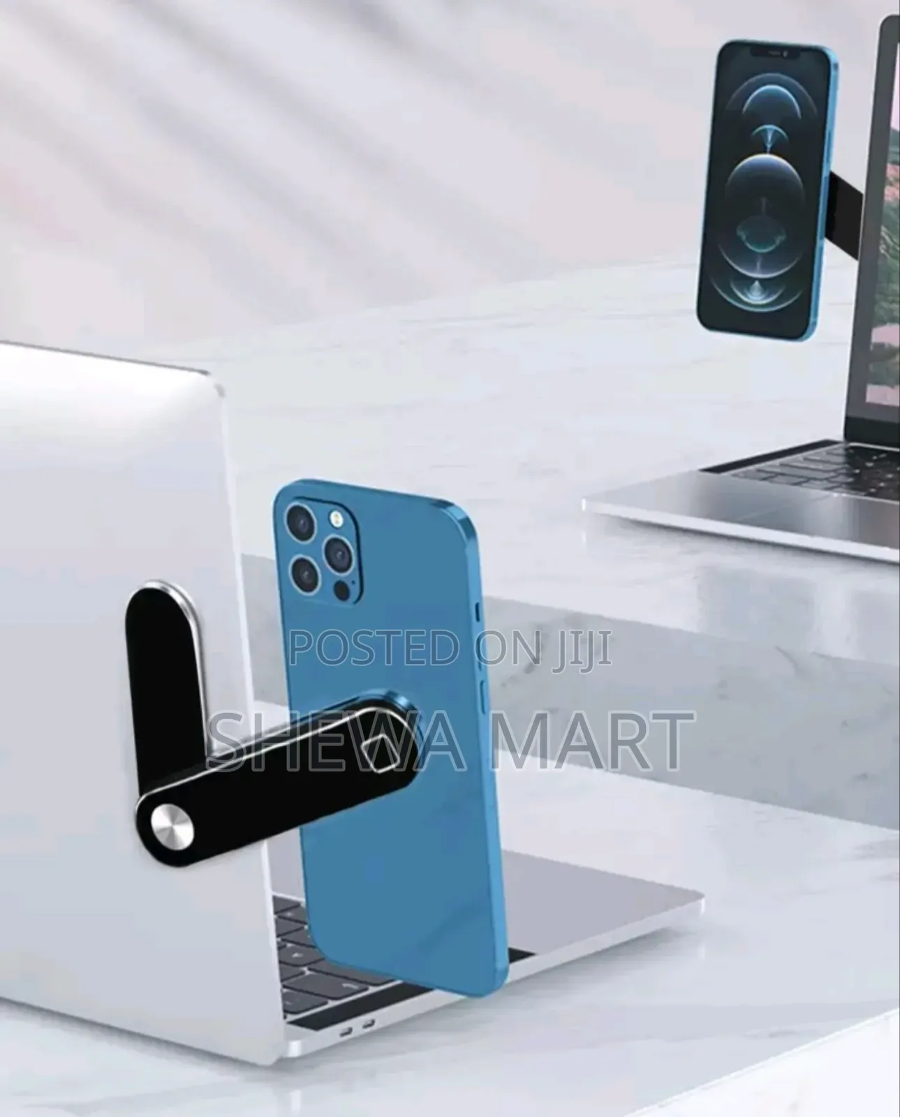 Black Aluminum Alloy Laptop Side Screen Portable Metal Phone