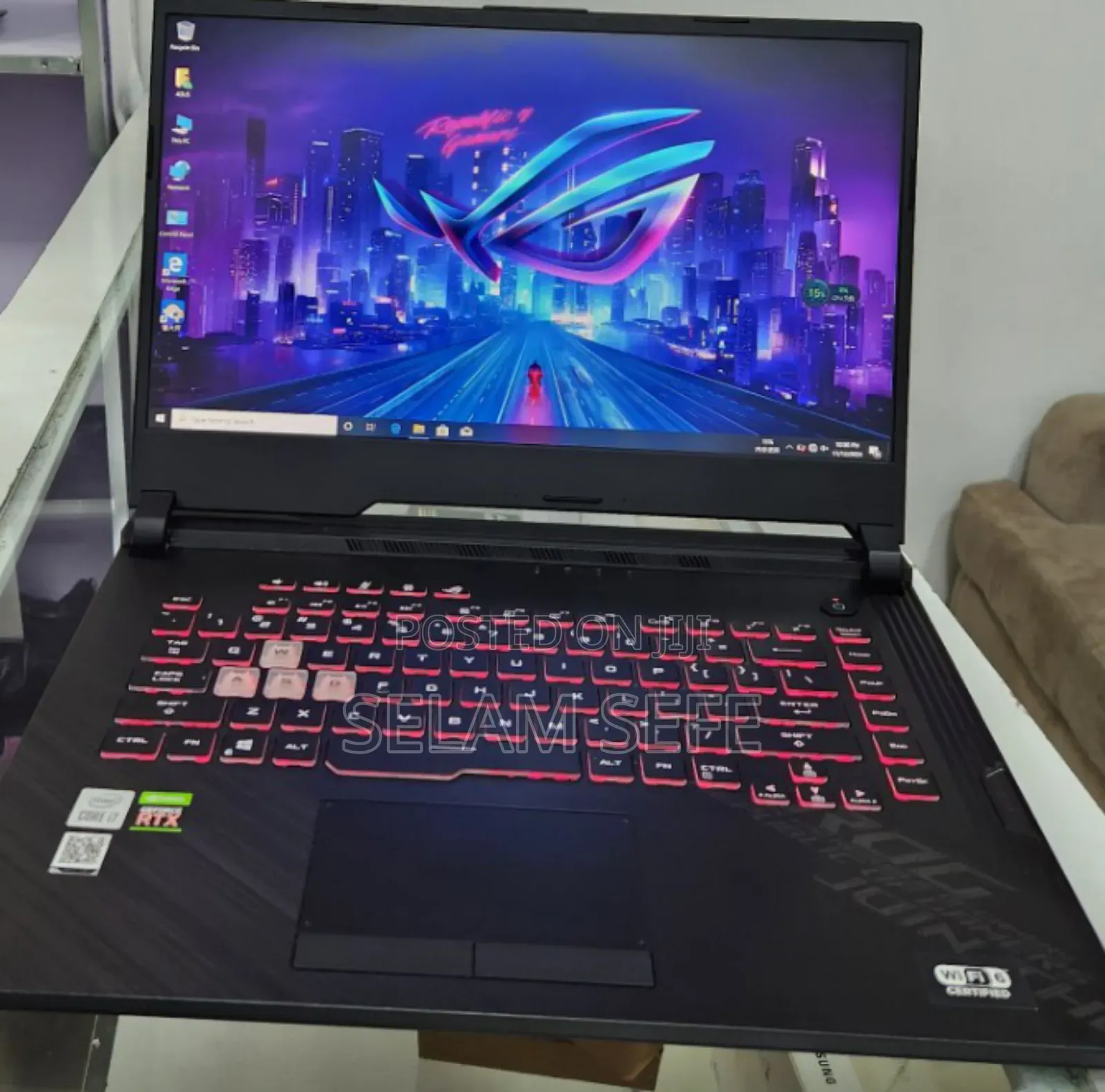 New Laptop Asus ROG Strix G15 16GB Intel Core I7 SSD 512GB