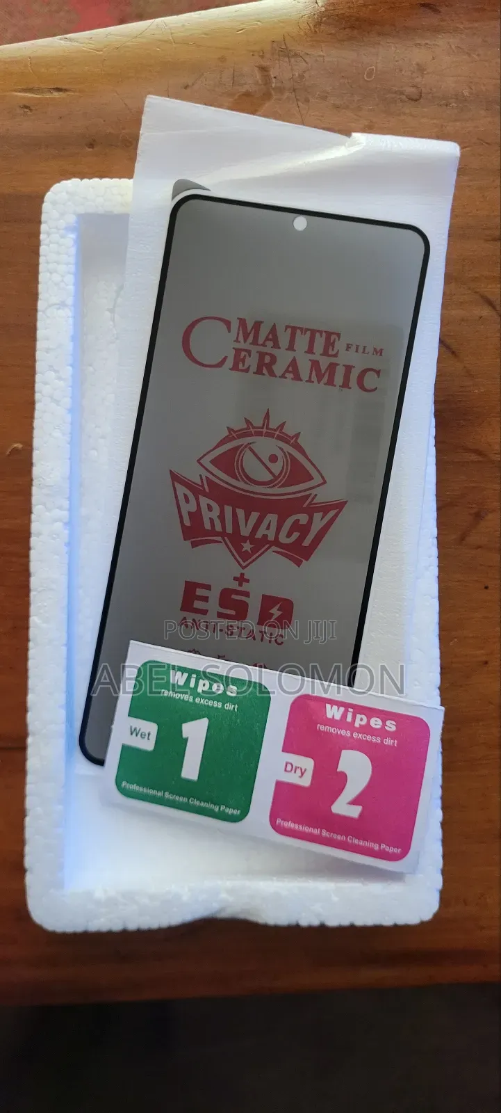 Matte Ceramic Privacy Screen Protector For Samsung S21