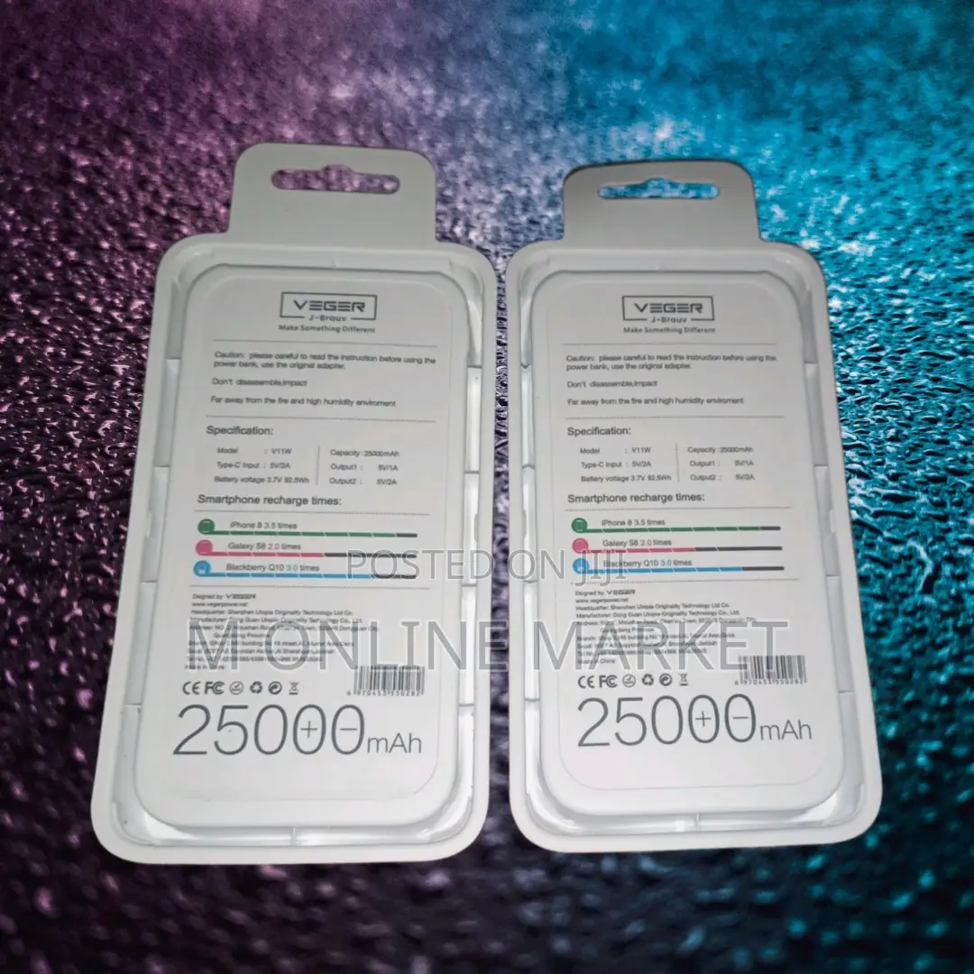 25000mah Mobile Power Bank: Bringing Power to Your Fingertip