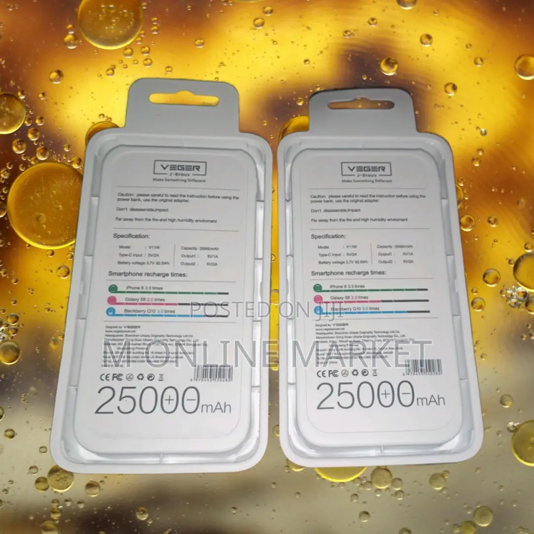 25000mah Mobile Power Bank, Simply Powerful