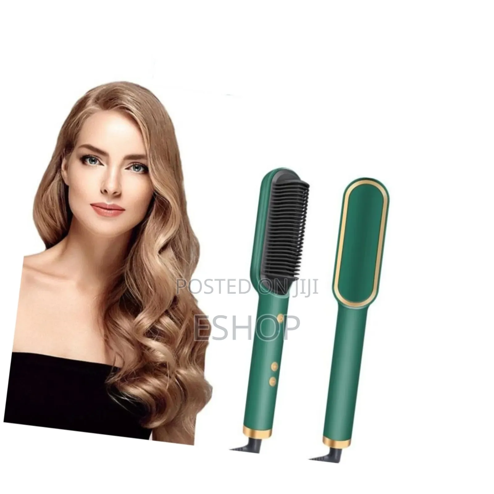 Adjustable Heat Straightening Comb: Salon Gloss at Home