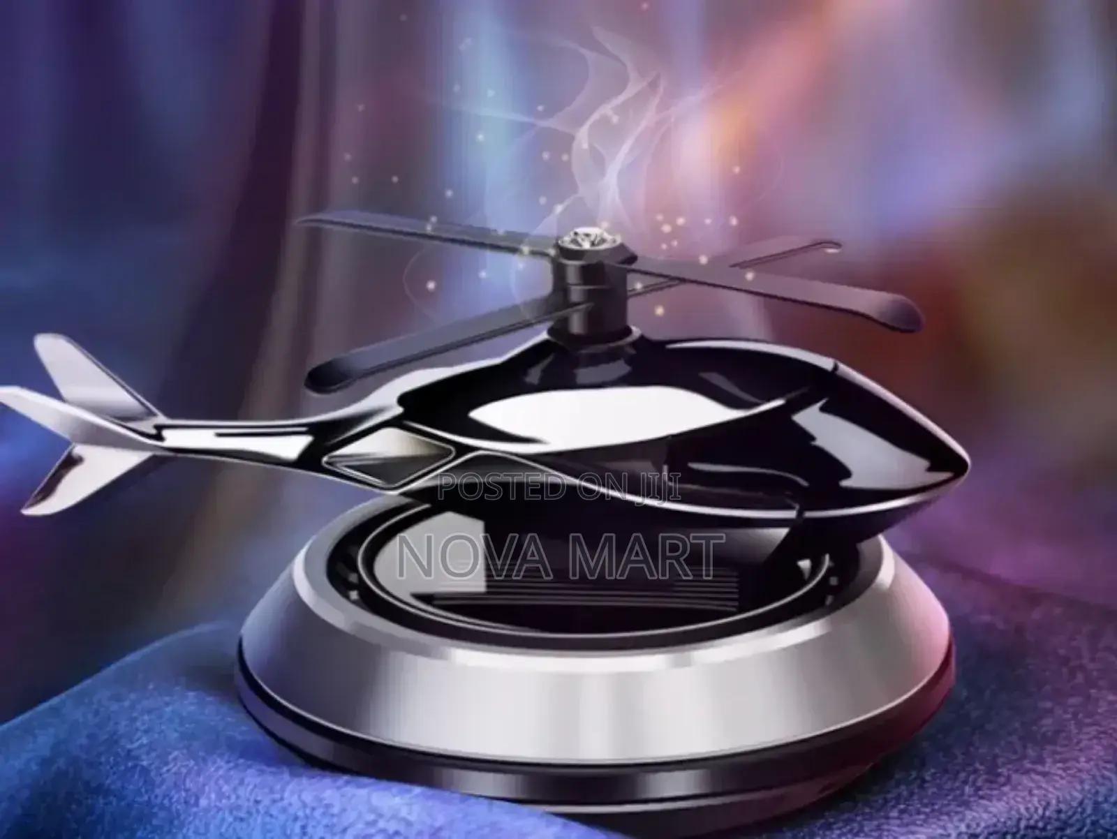 Car Perfume Stylish Solar Powered Helicopter