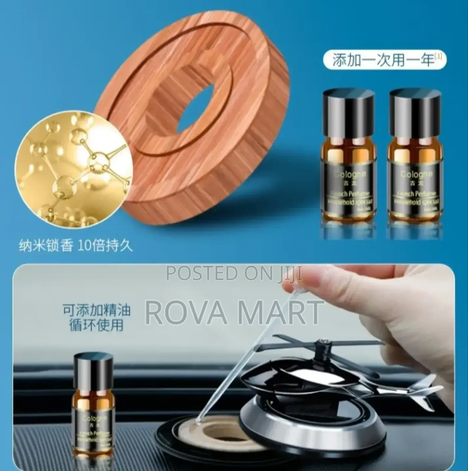 Car Perfume Stylish Solar Powered Helicopter