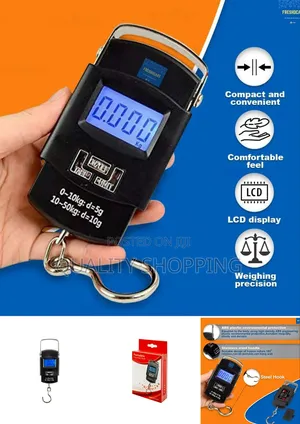 Photo - Digital Hanging Luggage Scale 50kg Max