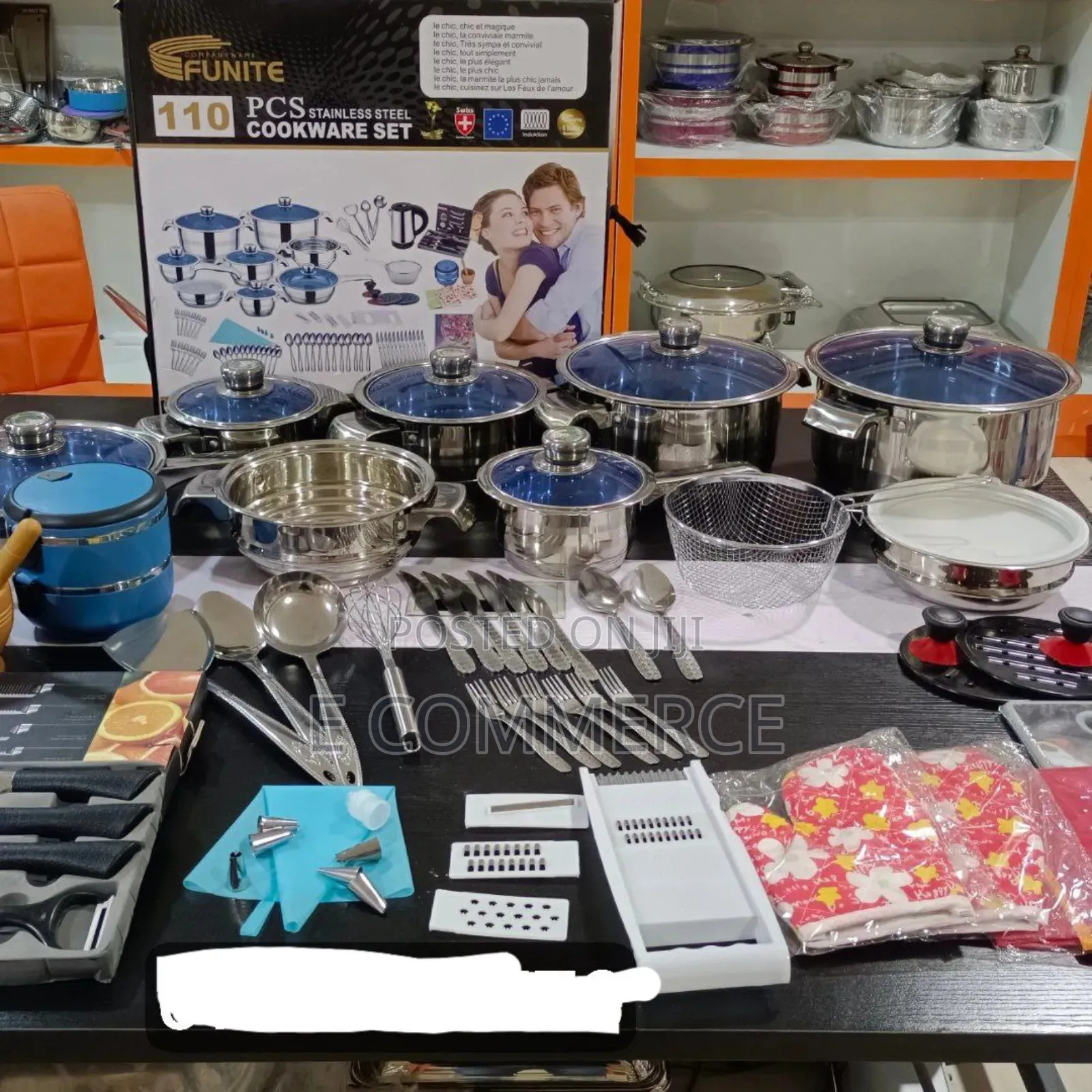 110pc and 50pc Stainless Steel.Cookware Ser