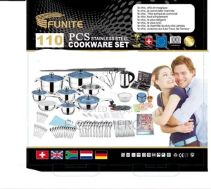 110pc and 50pc Stainless Steel.Cookware Ser