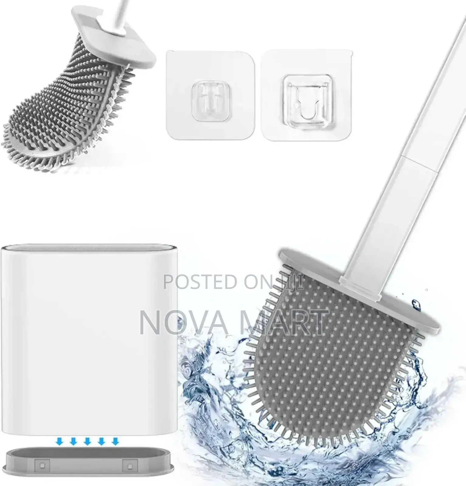 Toilet Cleaning Silicon Brush