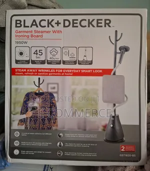 Photo - Black Decker1950w Vertical Garment Steamer W Ironing Board