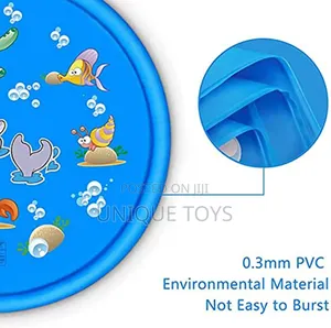 Children's Fountain Sprinkler Splash Play Mat, 143cm