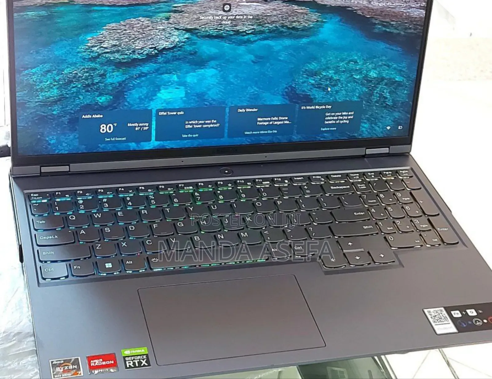 New Laptop Lenovo Legion 5 16GB AMD Ryzen 7 SSD 512GB