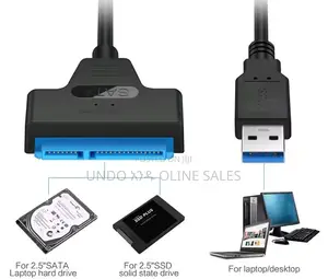 Sata to Usb 3.0/2.0 Cable Up to 6 GBPS for 2.5 Inch External