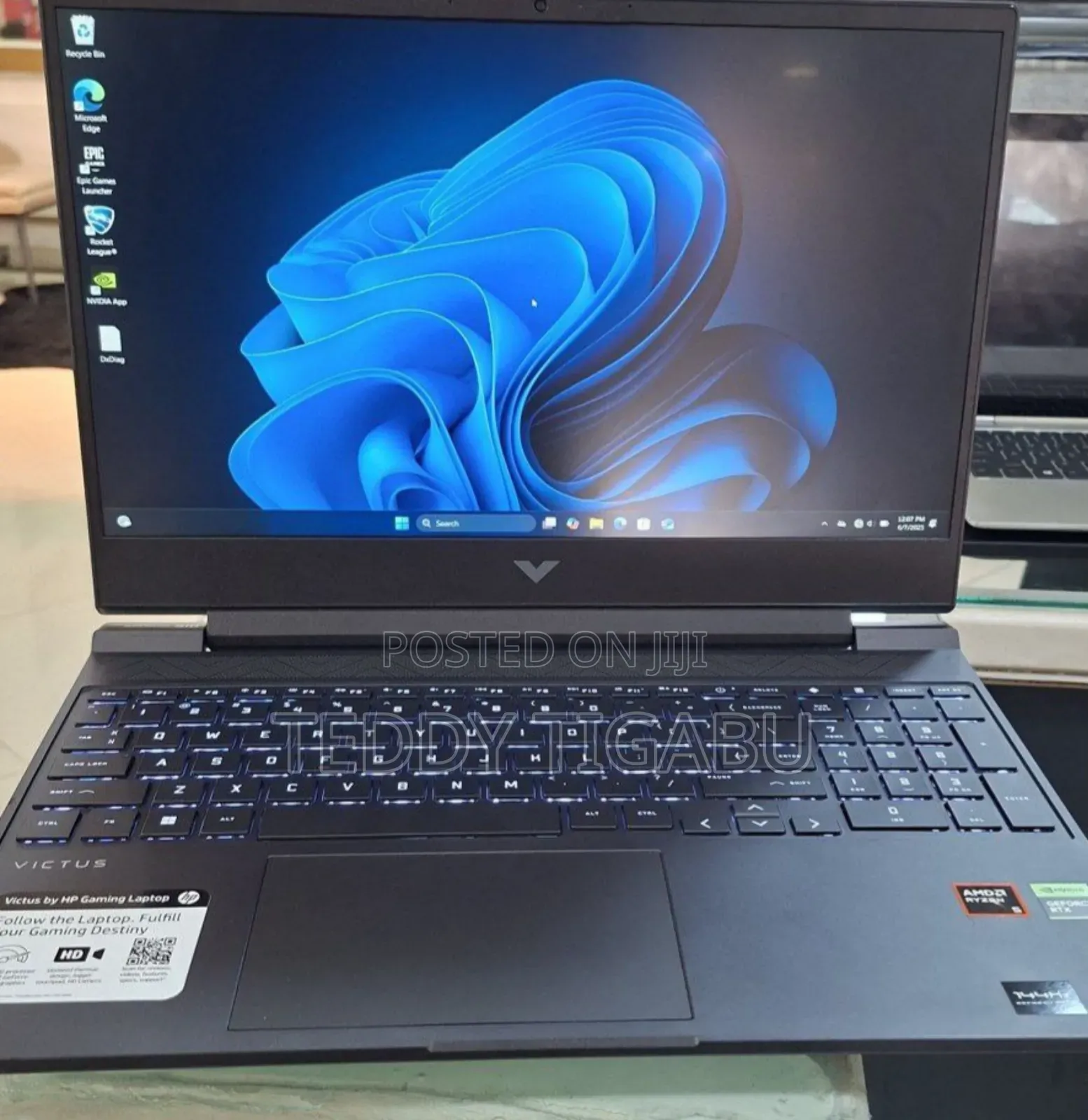 New Laptop HP Victus 15 8GB AMD Ryzen 5 SSD 512GB