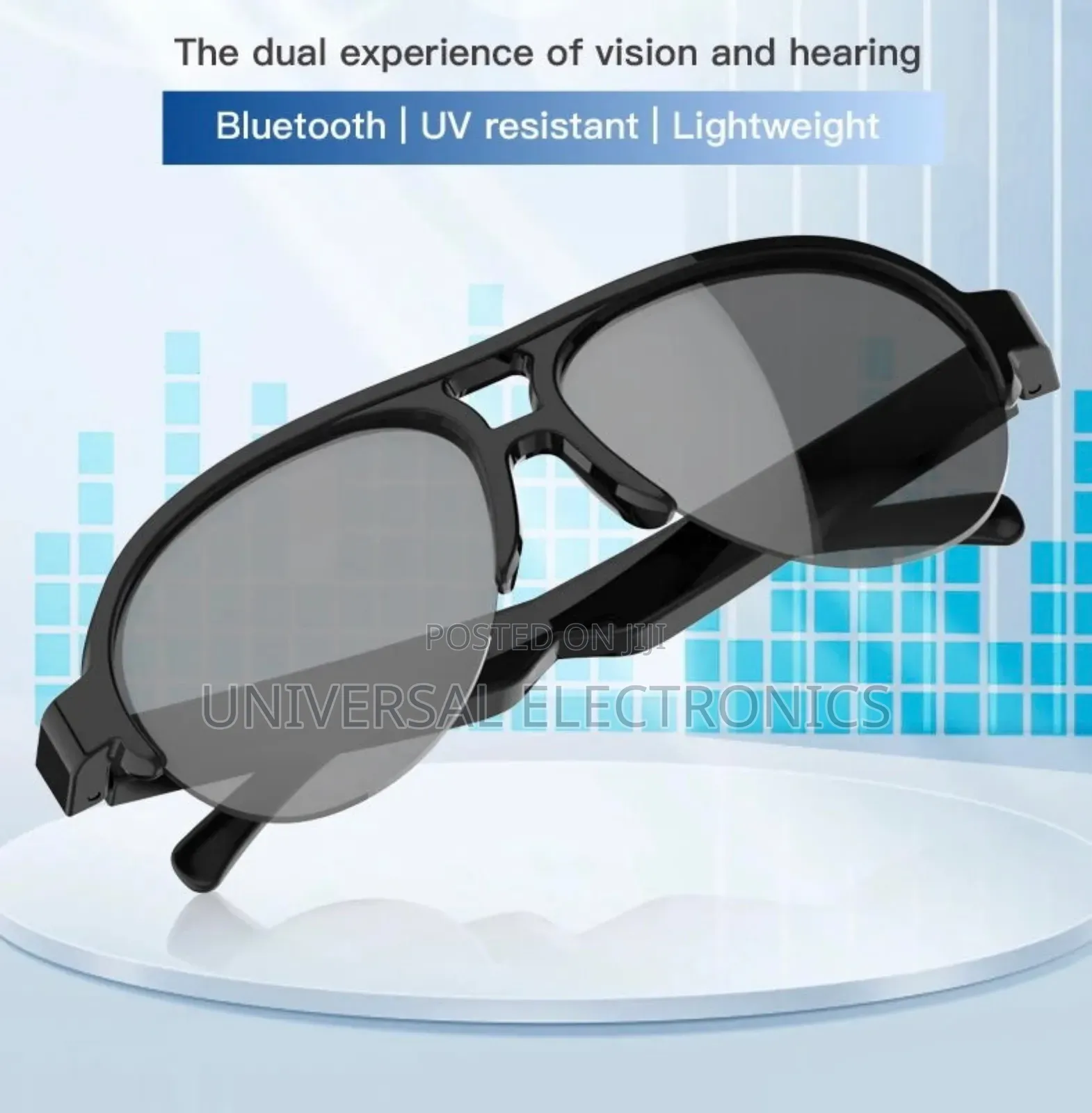 Stylish F08 Bluetooth Glasses With Mic Uv Lens