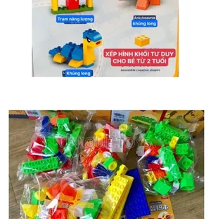 160 PCS Large Size Vibrant Lego Building Block Puzzle Set