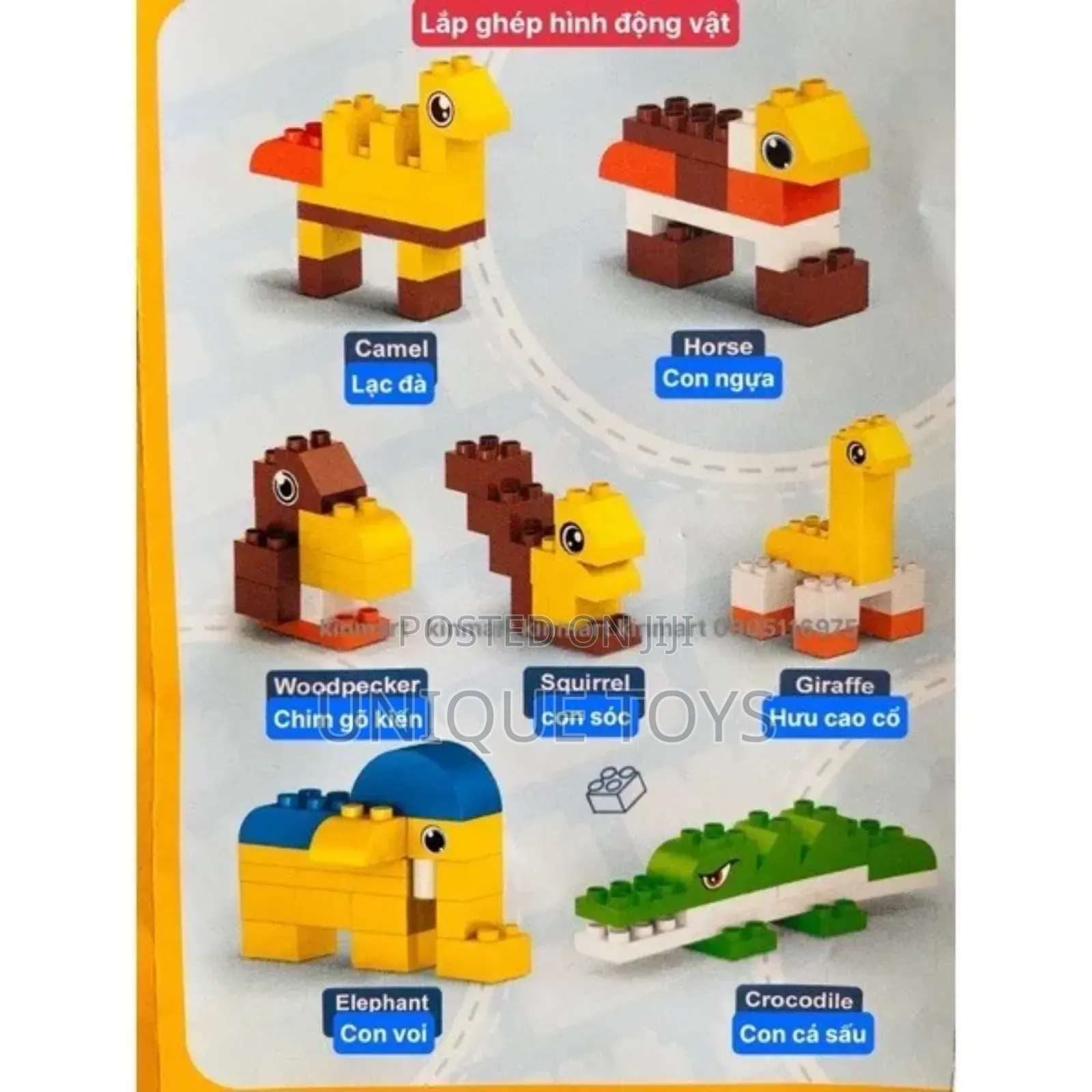 160 PCS Large Size Vibrant Lego Building Block Puzzle Set