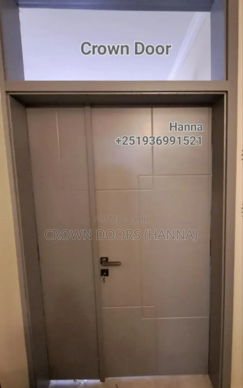 Engineered Wooden Door Made of Lime Stone, Wood Fiber Chem.